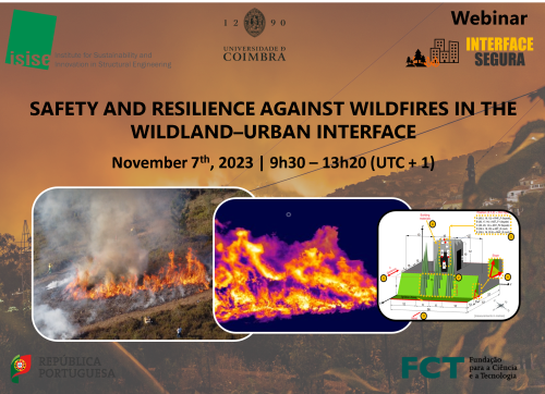 Webinar - SAFETY AND RESILIENCE AGAINST WILDFIRES IN THE WILDLAND-URBAN INTERFACE